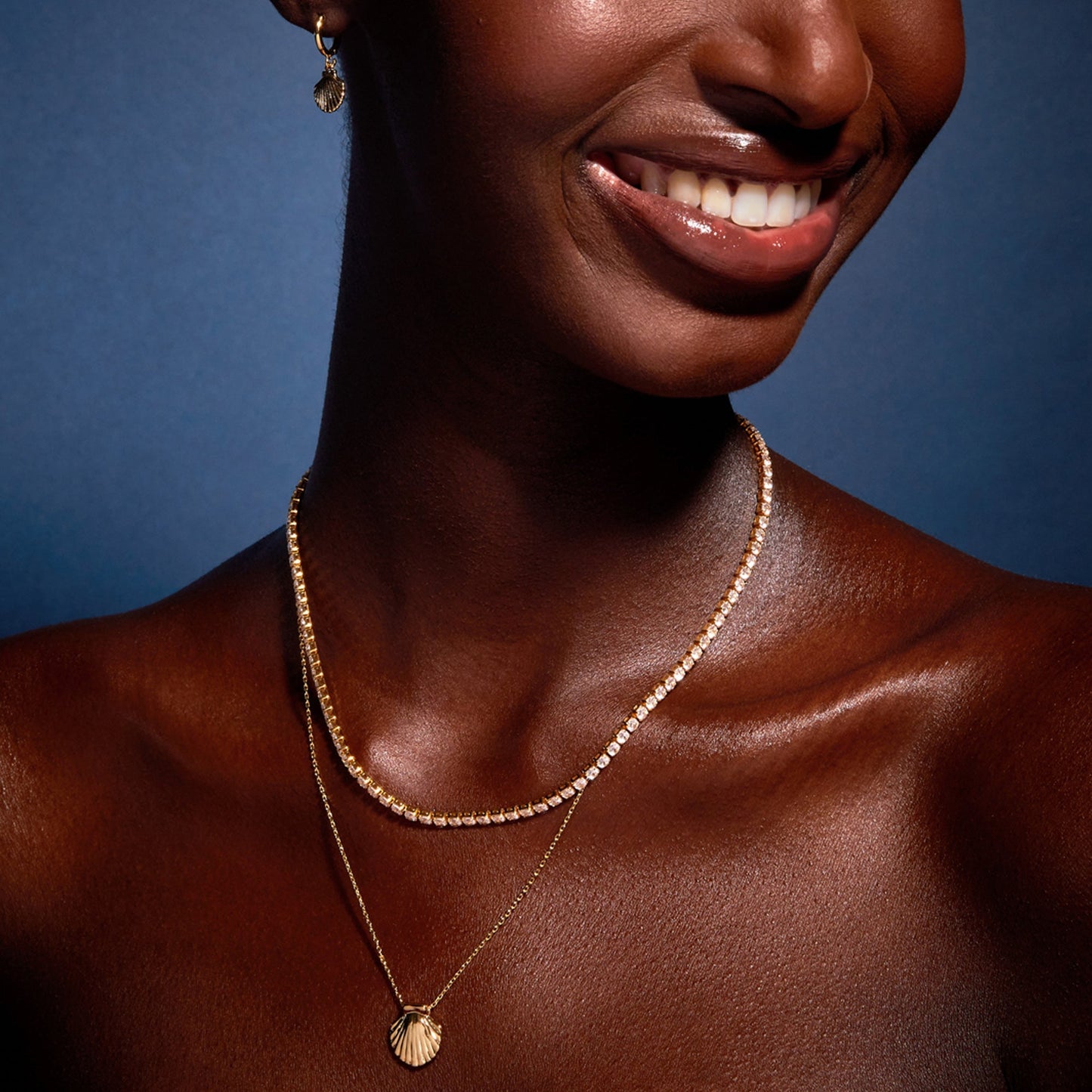 Real Gold Plated Shell Necklace