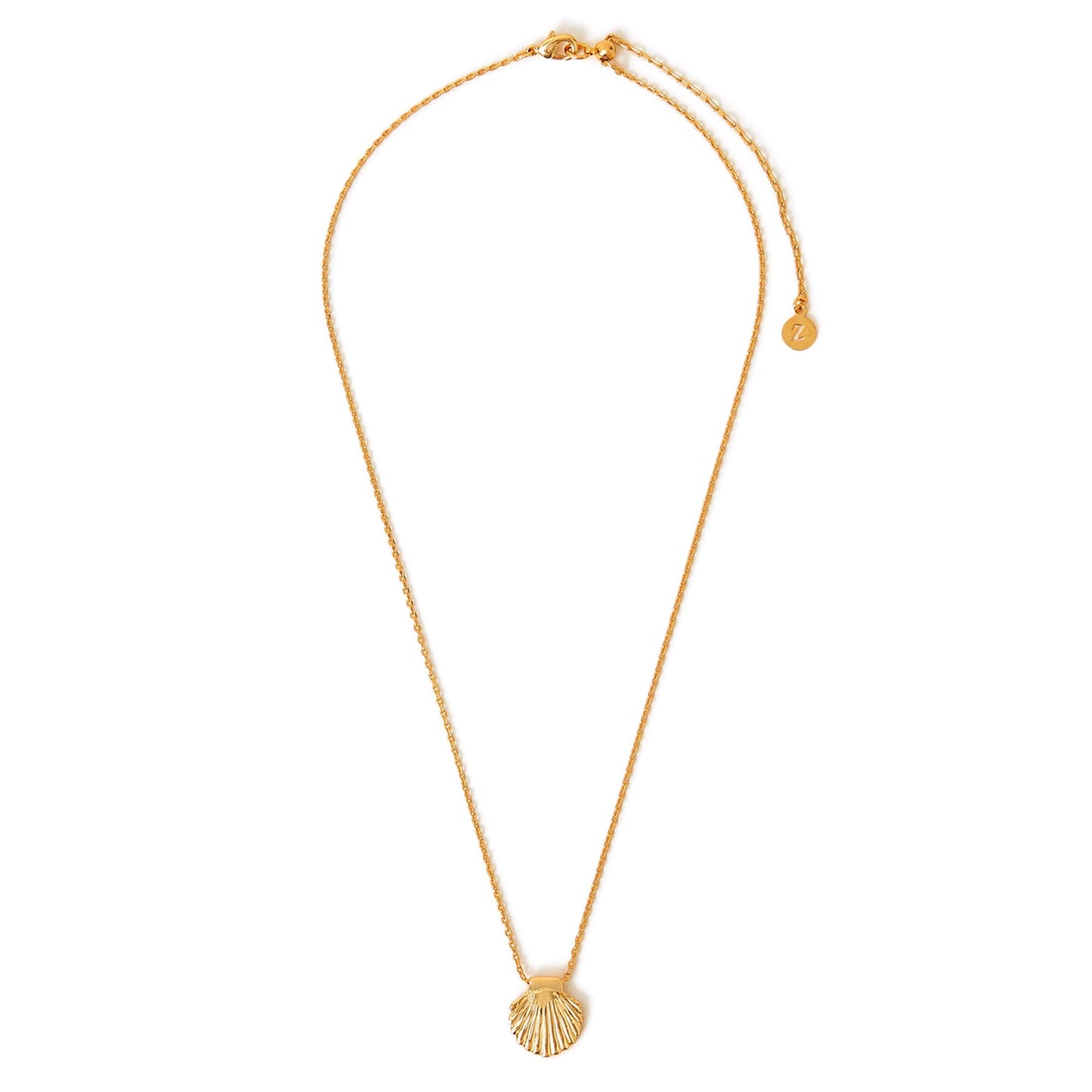 Real Gold Plated Shell Necklace