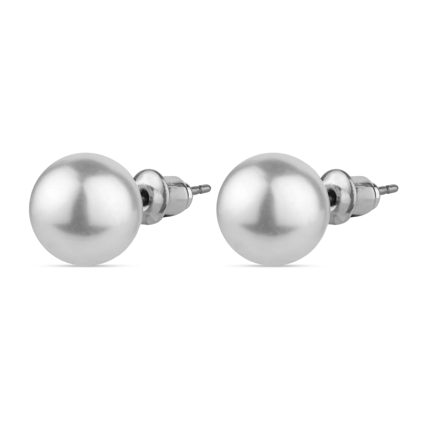 London Women's pearl Oversized pearl studs Earring