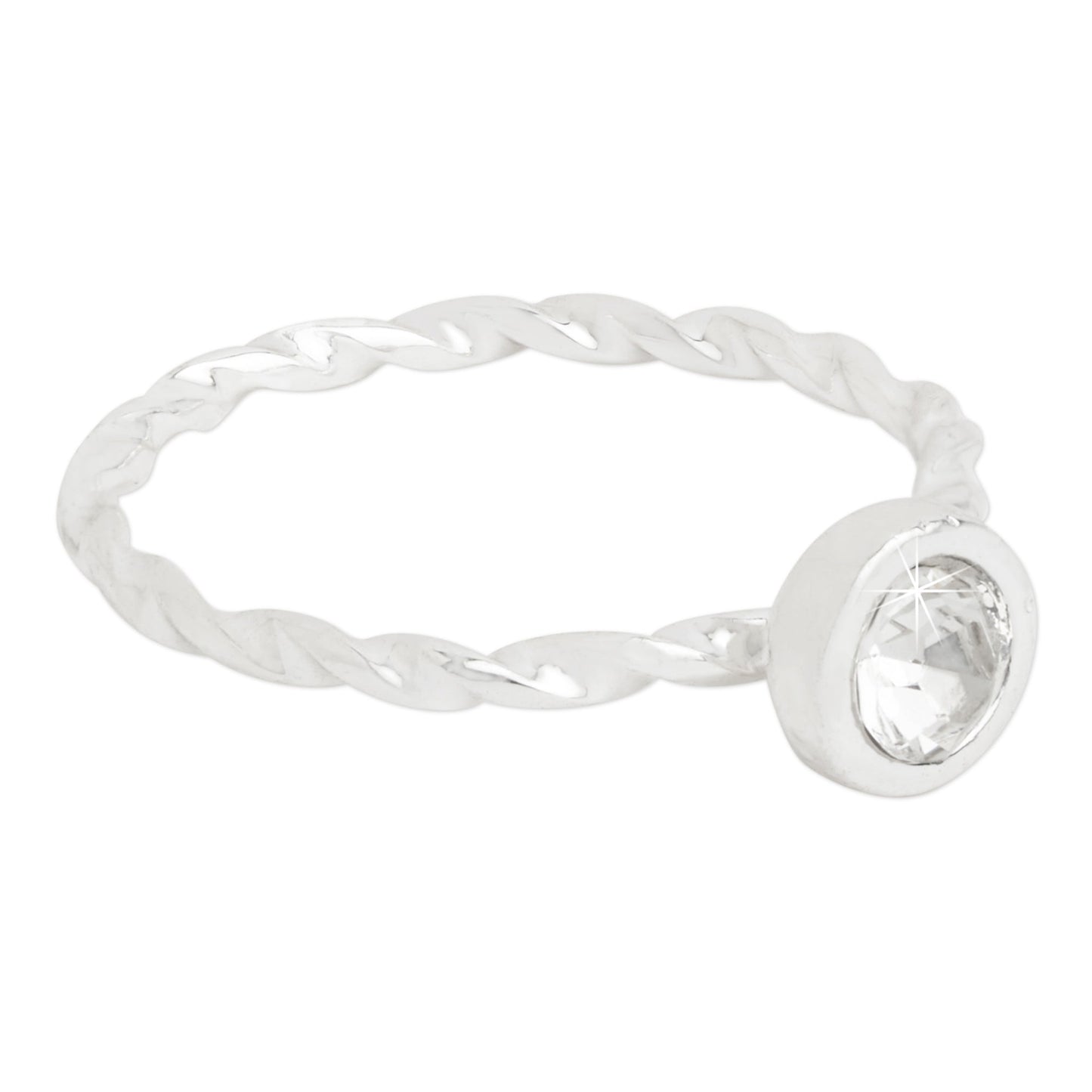 London Women's Silver Crystal Ring Pack Of 12 Large
