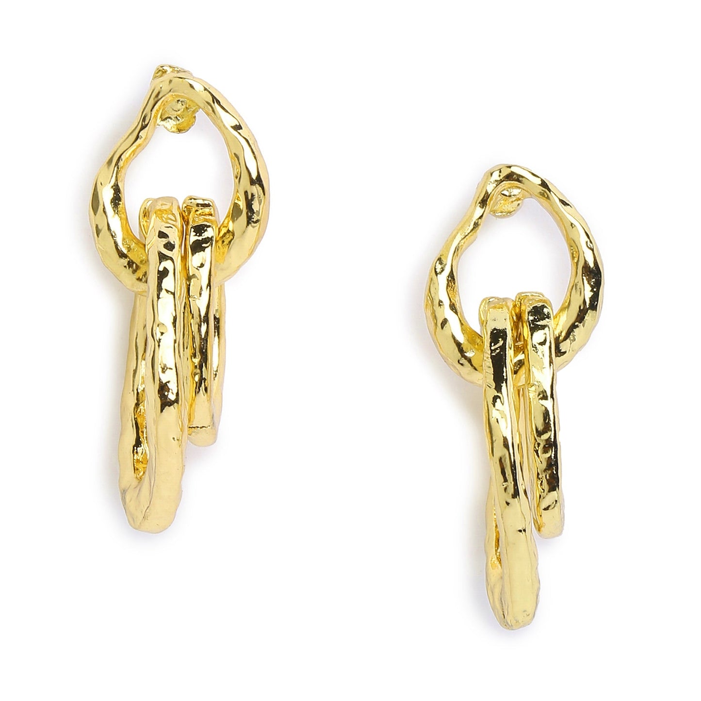 London Women's Interlocking Stud Drop Earrings
