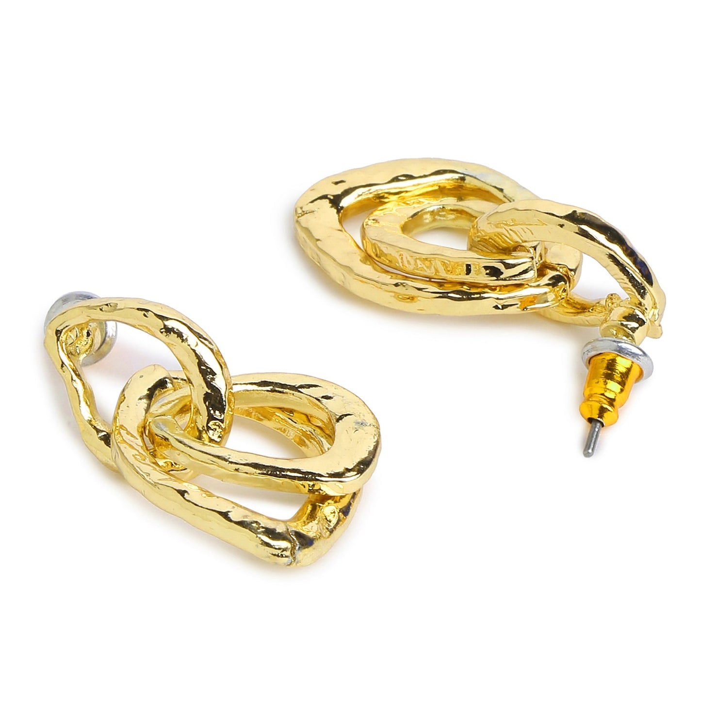 London Women's Interlocking Stud Drop Earrings