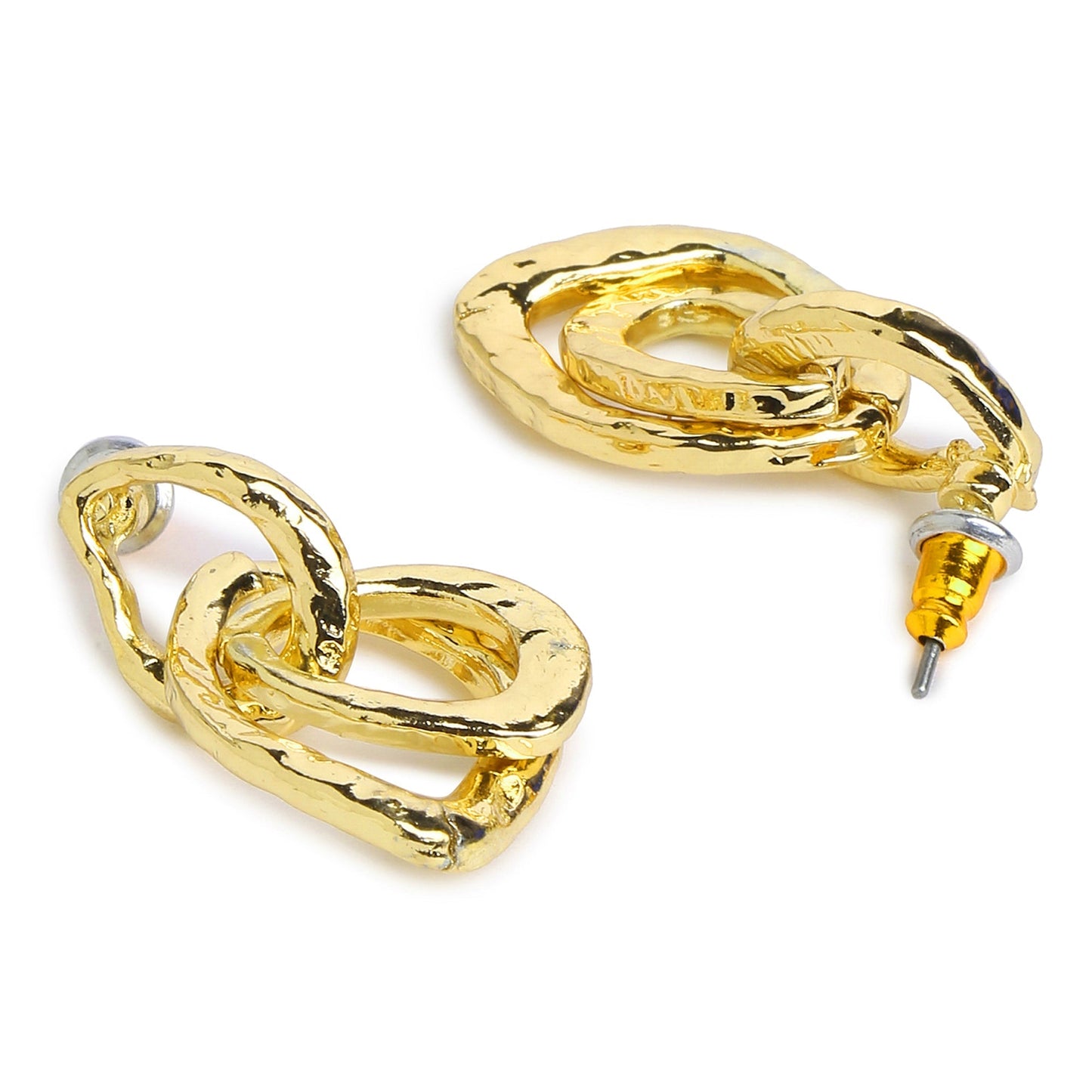 London Women's Interlocking Stud Drop Earrings