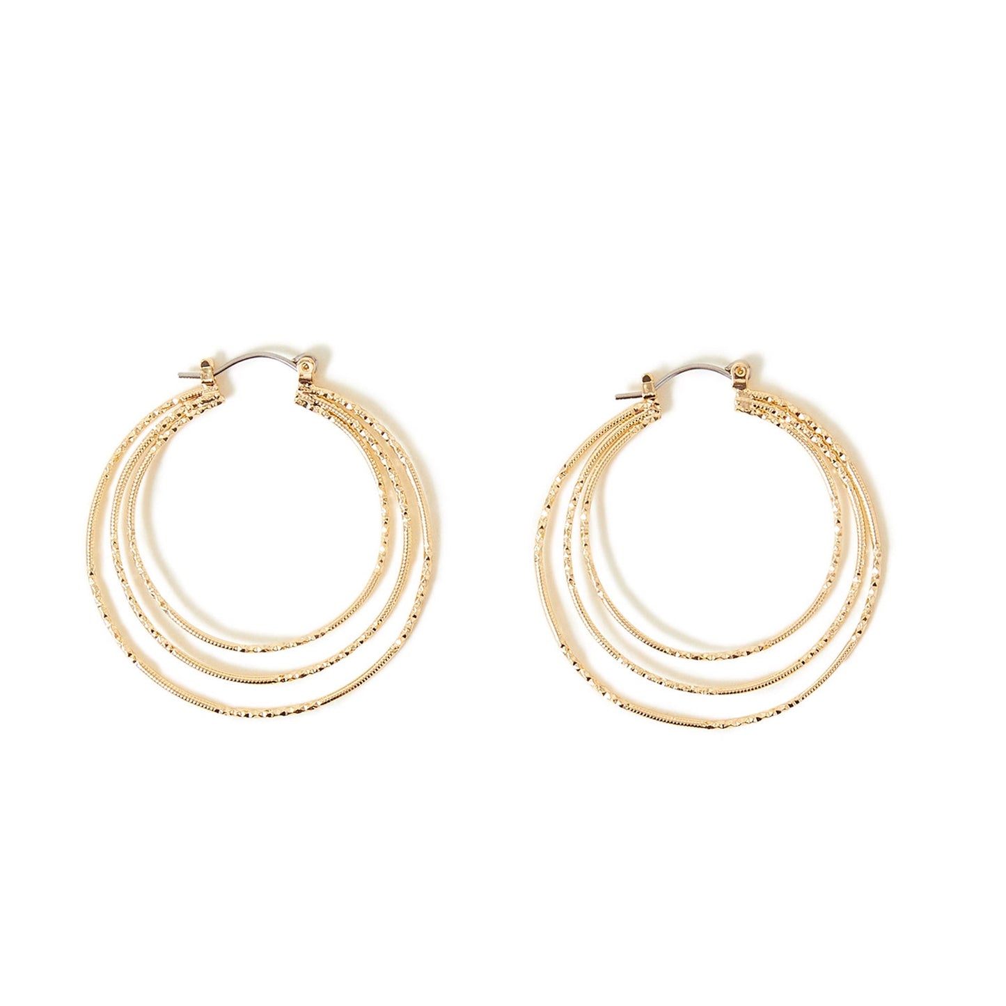London Women's Delicate Layered Hoops