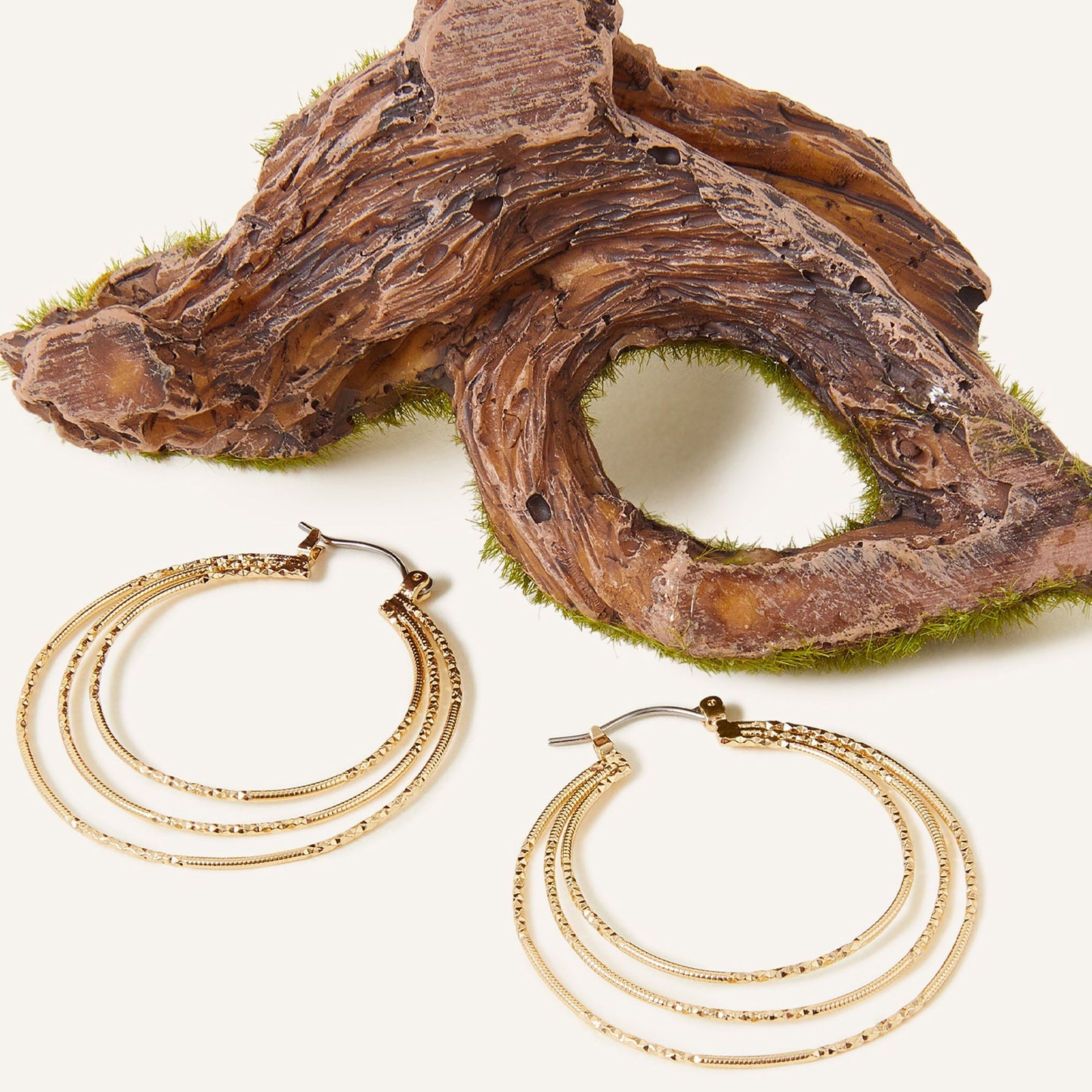 London Women's Delicate Layered Hoops