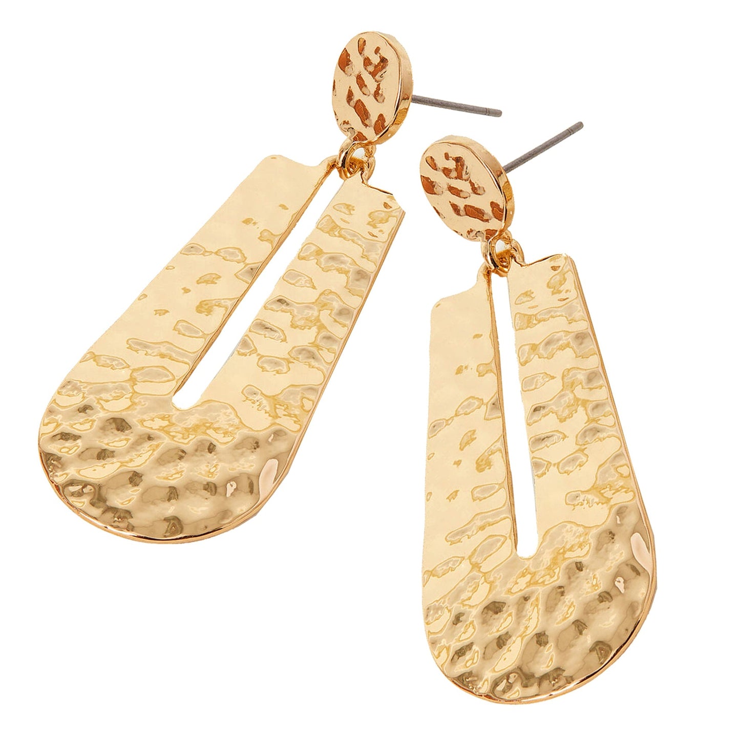 London Women's Long Door Knocker Earrings