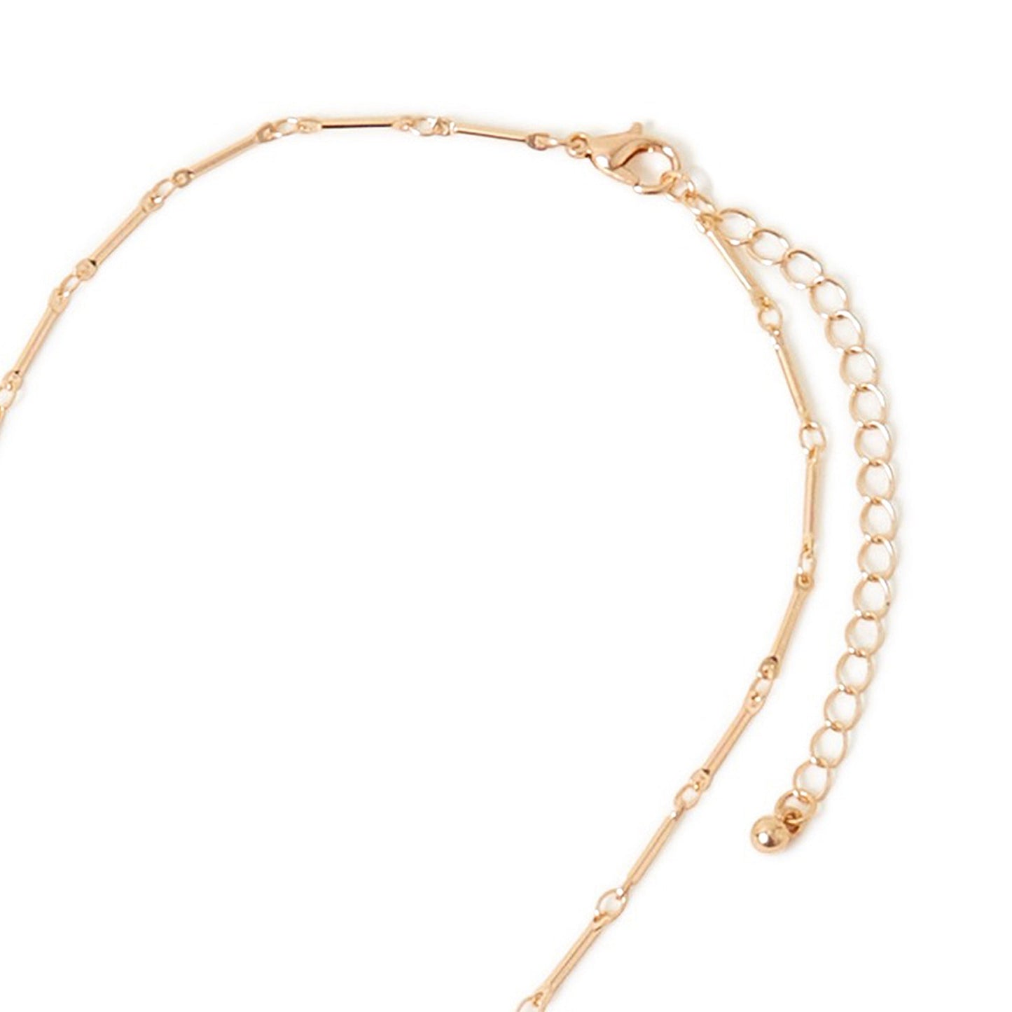 London Women's Pearlised Hexagon Pendant Necklace