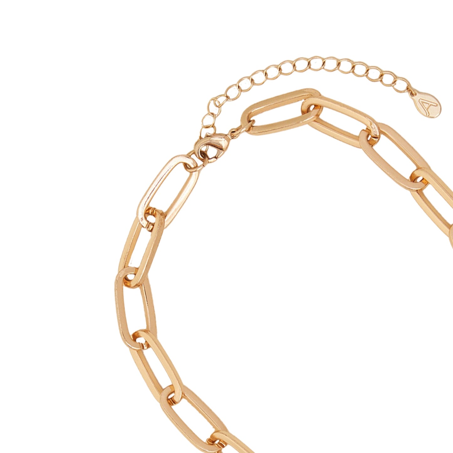 London Women Gold Chain Link Necklace Gold