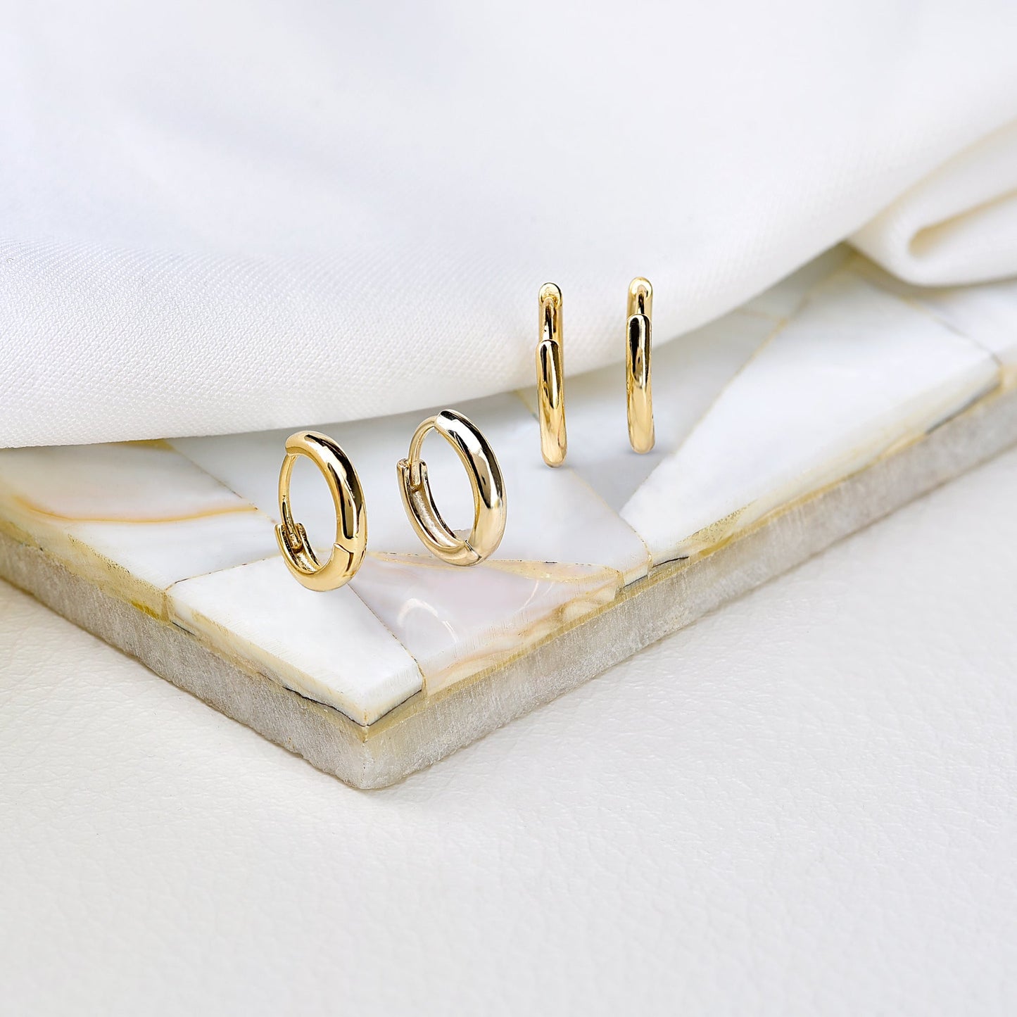 London Z 2 X Hoop Earring Set