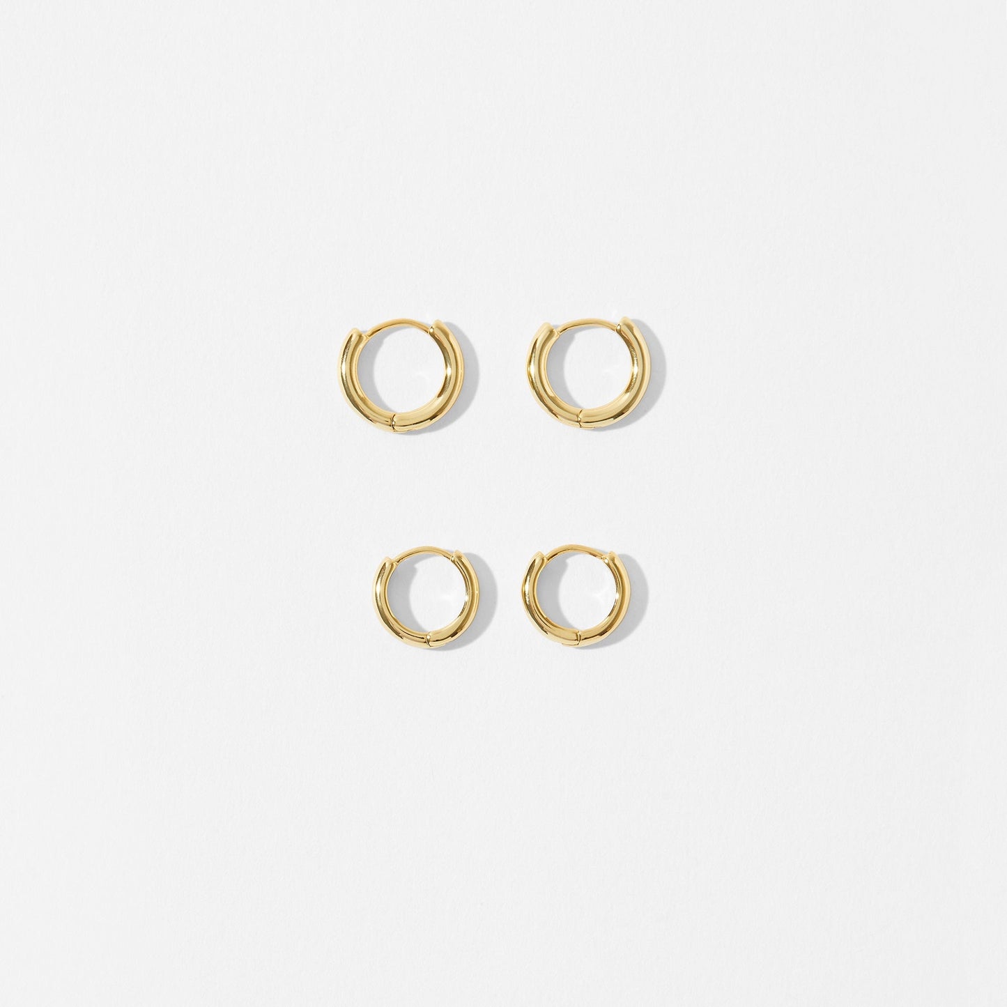 London Z 2 X Hoop Earring Set