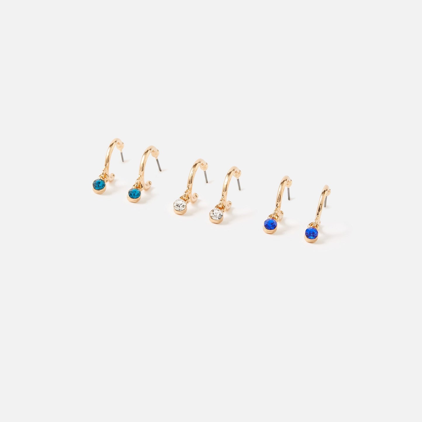 London 3 X Ombre Gems Hoop Pack