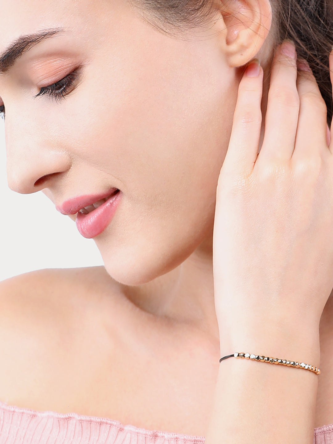 London Gold Beads Friendship Bracelet