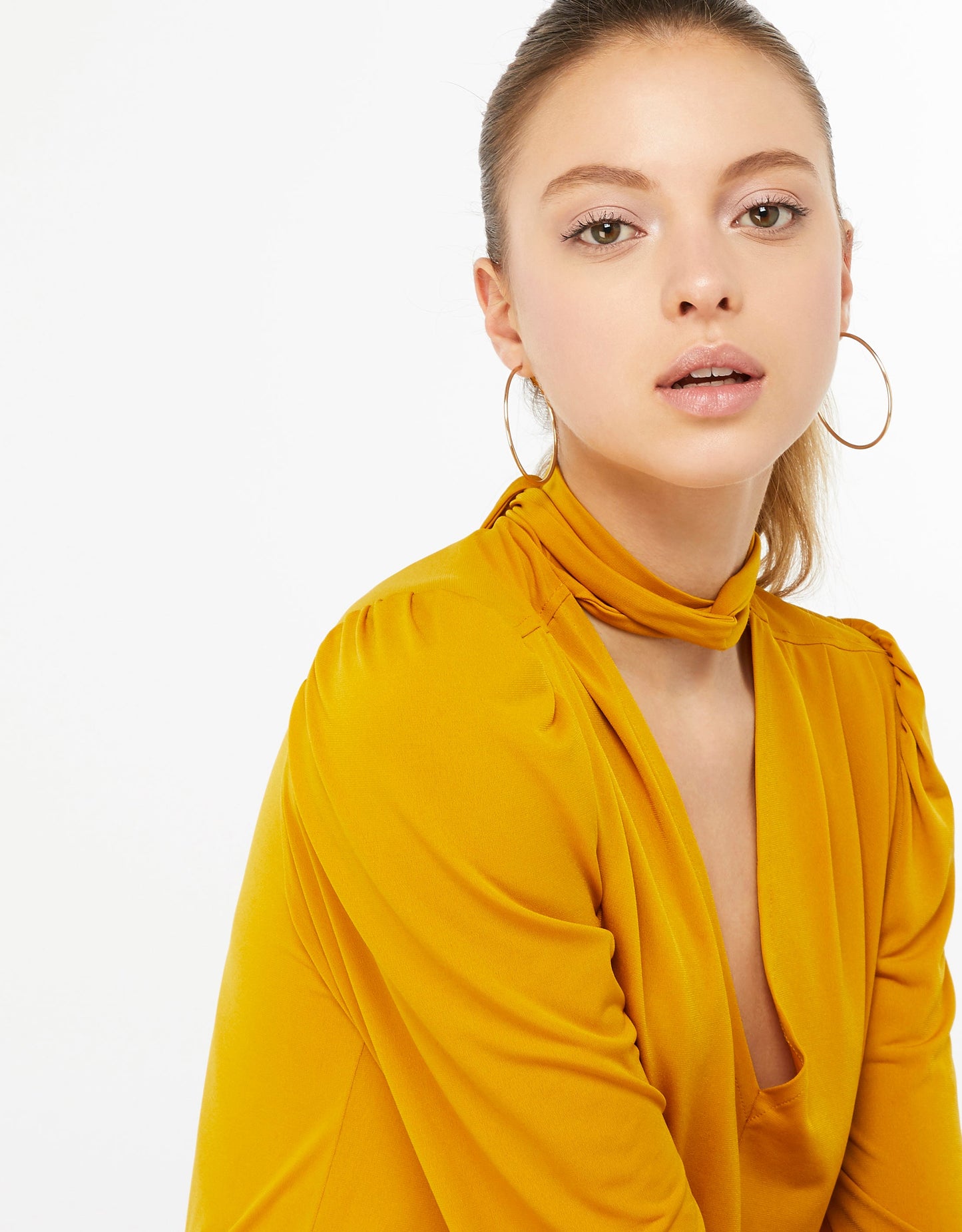 London Women's old Medium Simple Hoop Earring