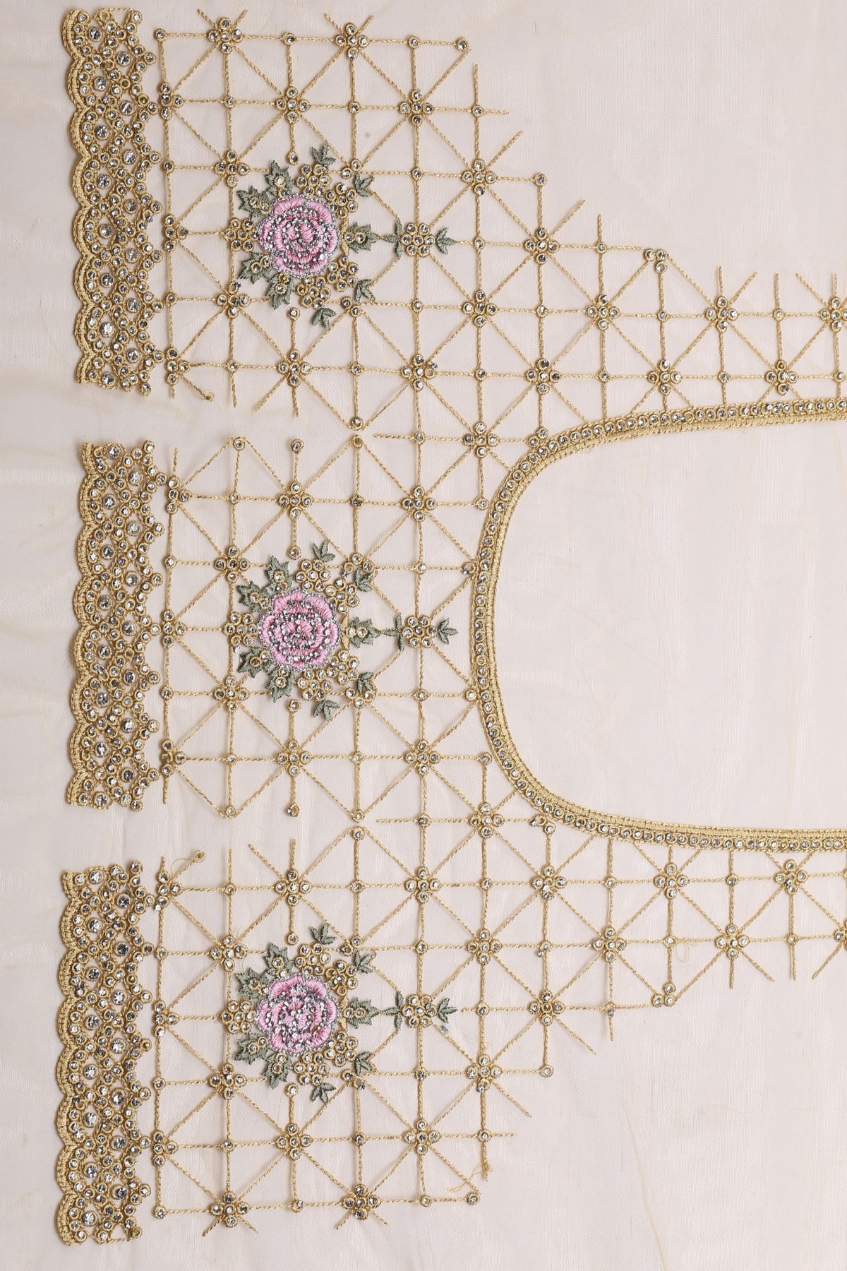 Gorgeous yellow color floral jaal embroidered saree