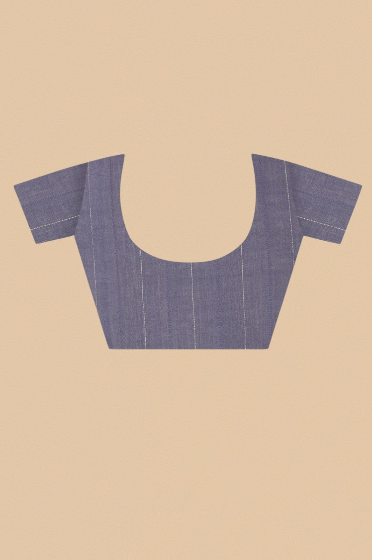 Classy multi color floral motif printed saree