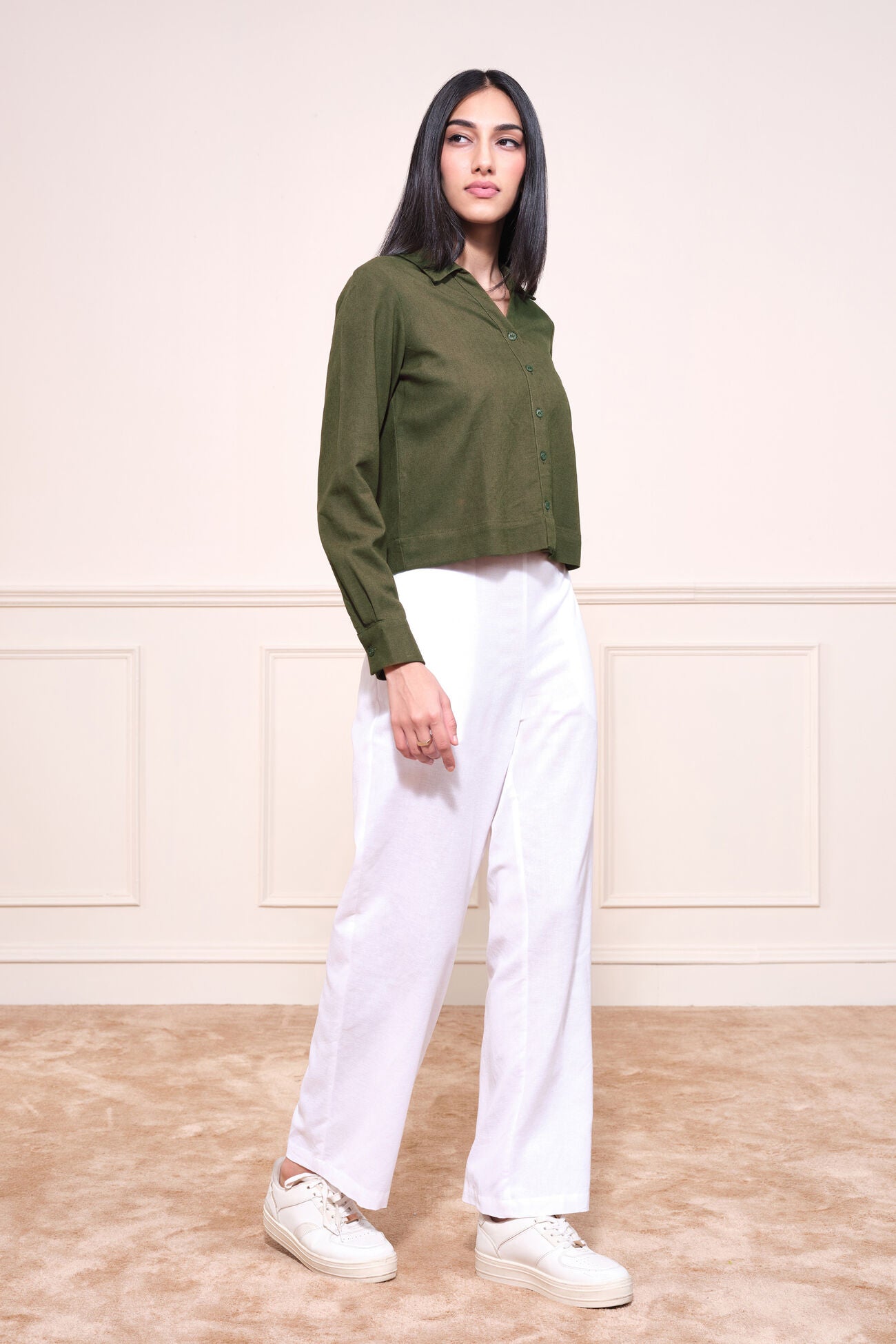 Rachelle Linen Blend Shirt
