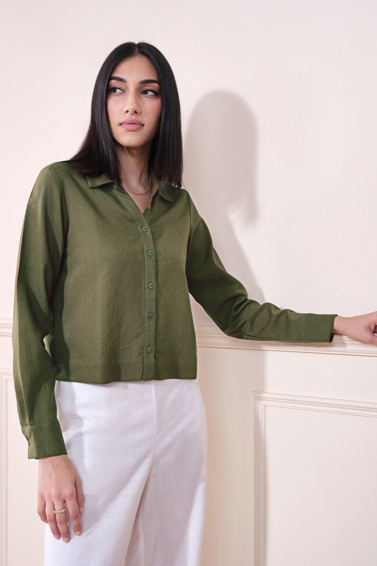 Rachelle Linen Blend Shirt