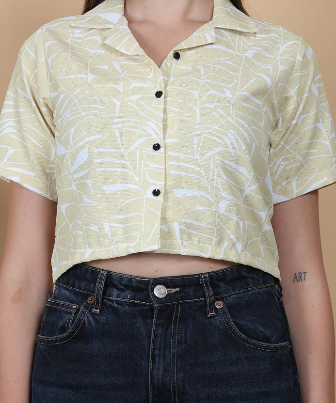 Casual Regular Sleeves Printed Women Multicolor Top