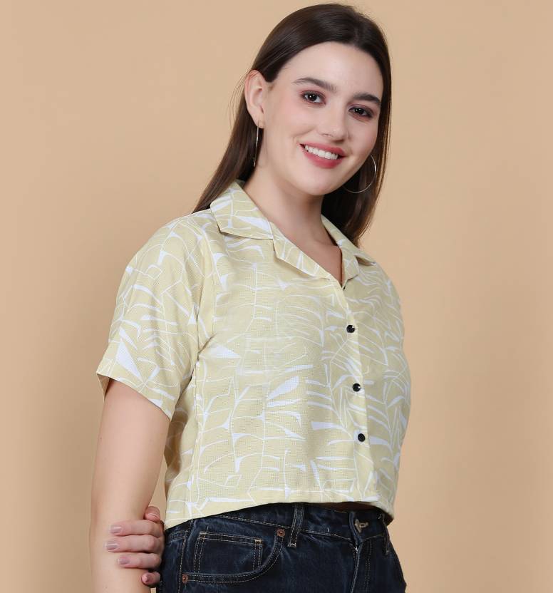 Casual Regular Sleeves Printed Women Multicolor Top