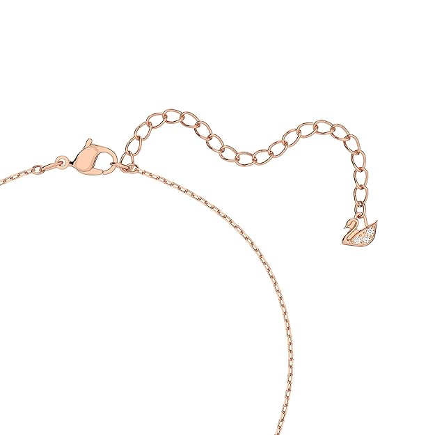 Women's Una Necklace And Earrings Rose Gold-Tone Plated