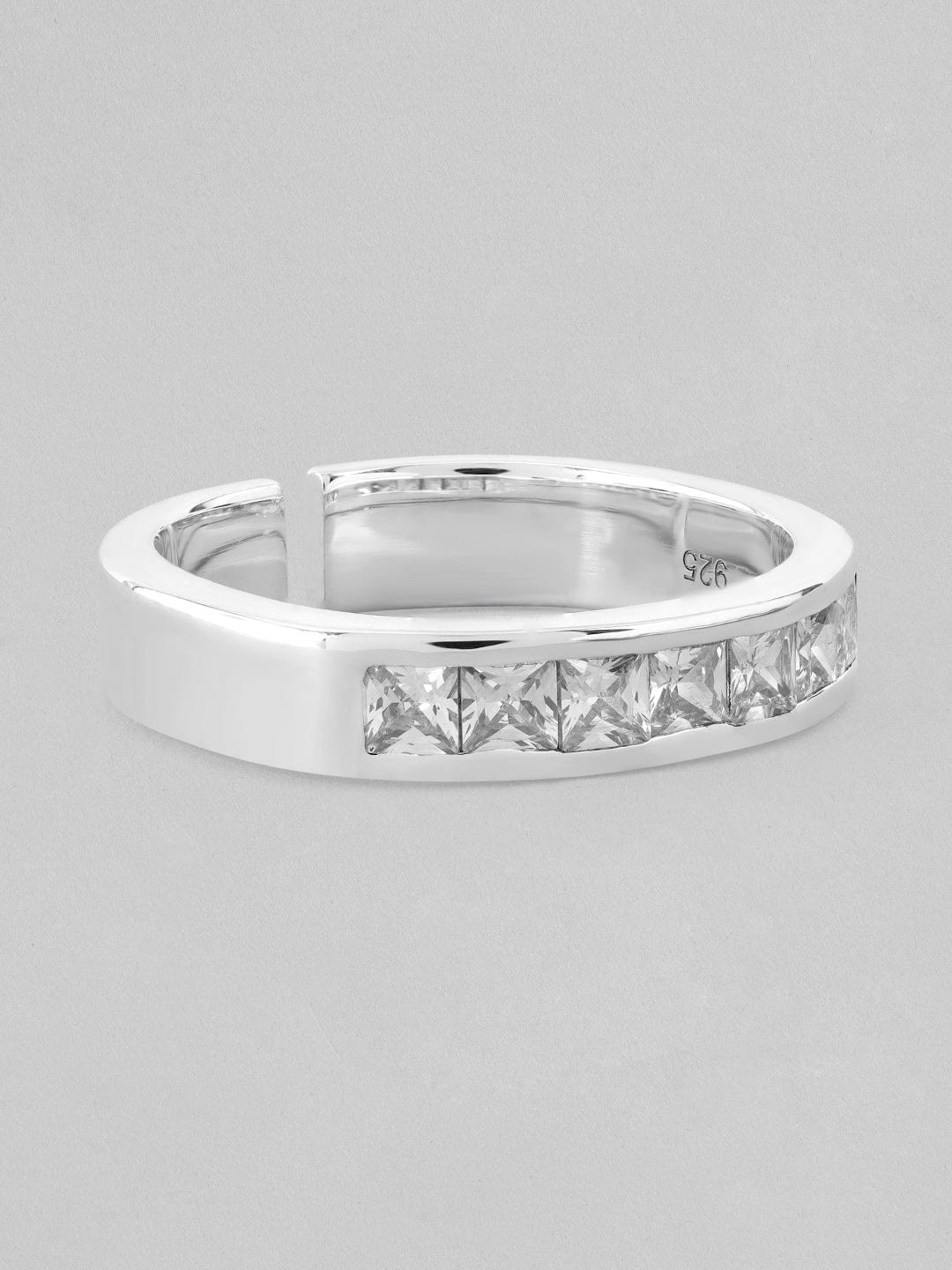 Silver The Studded Sparks Ring
