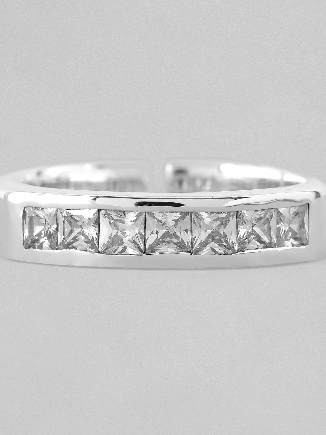 Silver The Studded Sparks Ring