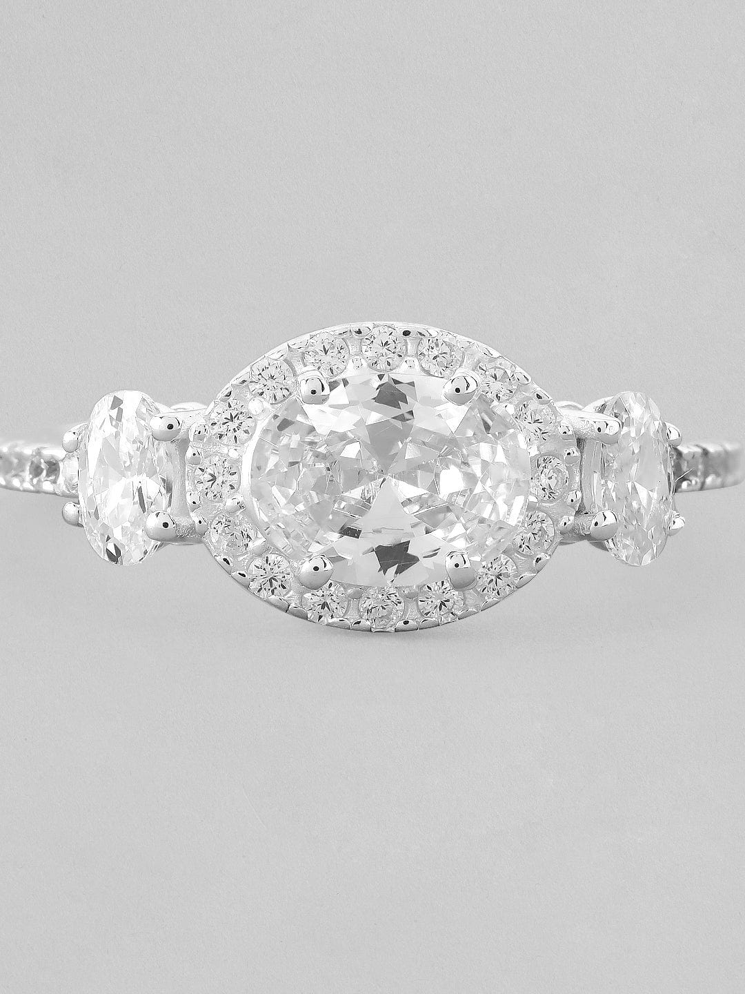 Silver The Sparkling Zirconia Ring