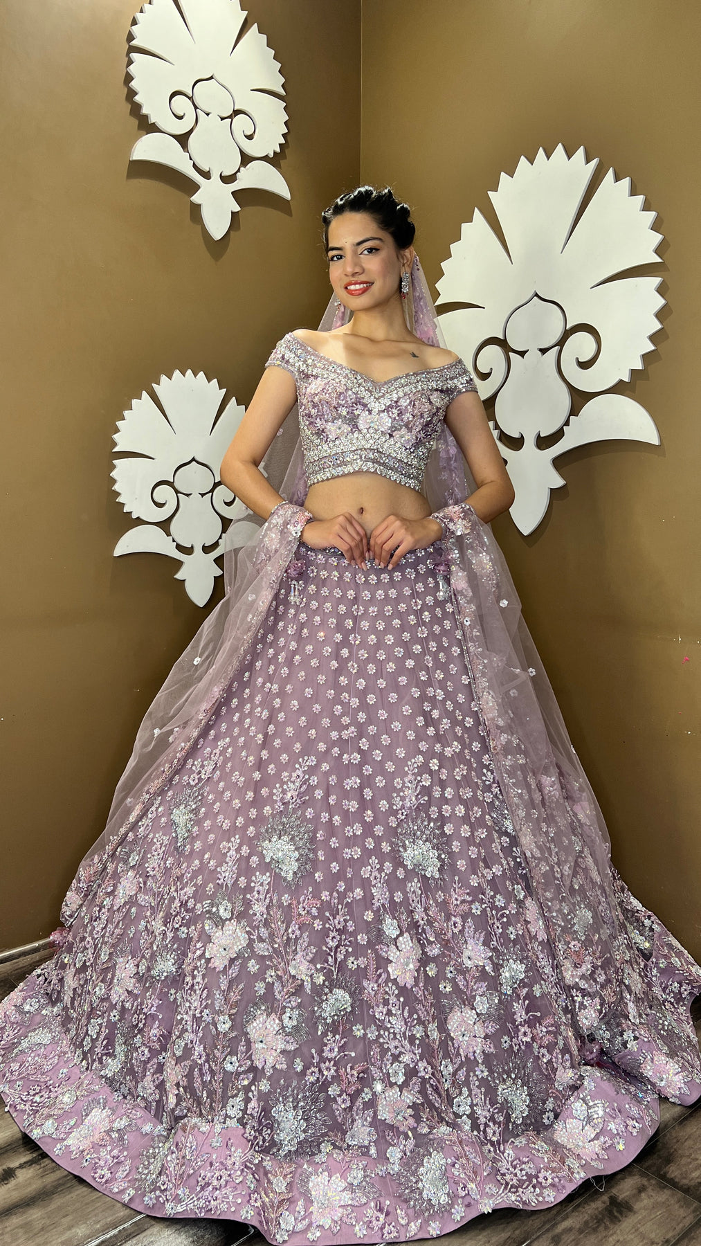 Gorgeous Mauve Colour Lehenga Set