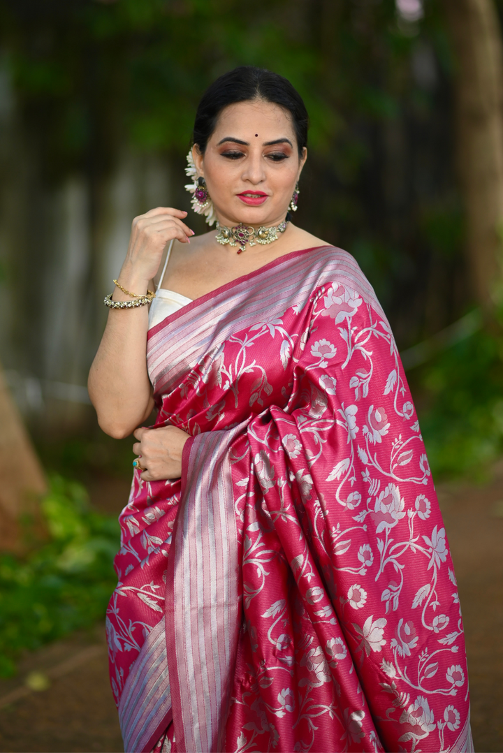 Banarasi Lichi Silk Saree  Pavitra (SAREE)
