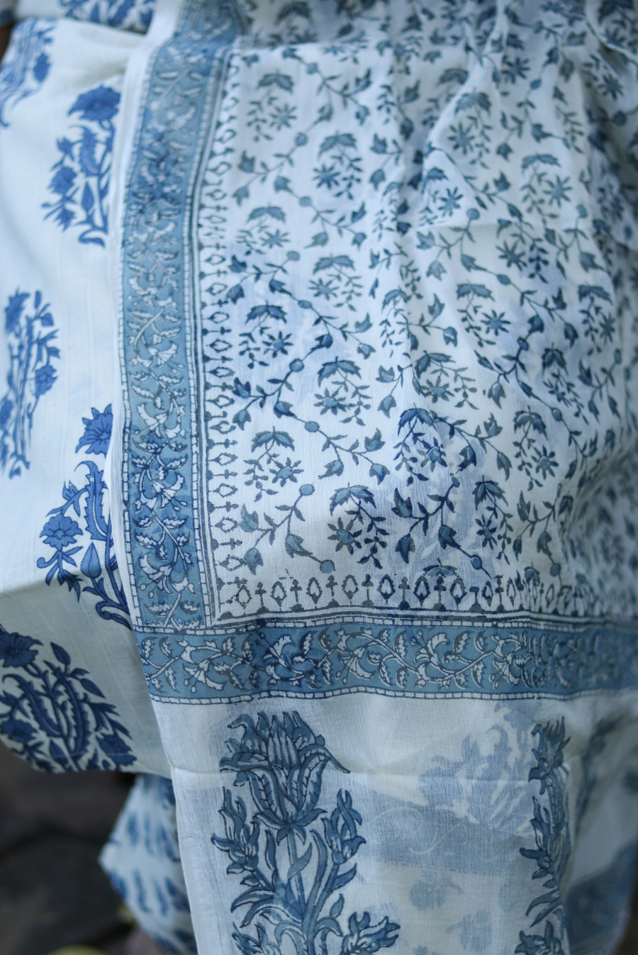 Block Printed Cotton Kurti Set  Blossom (KURTI SET)