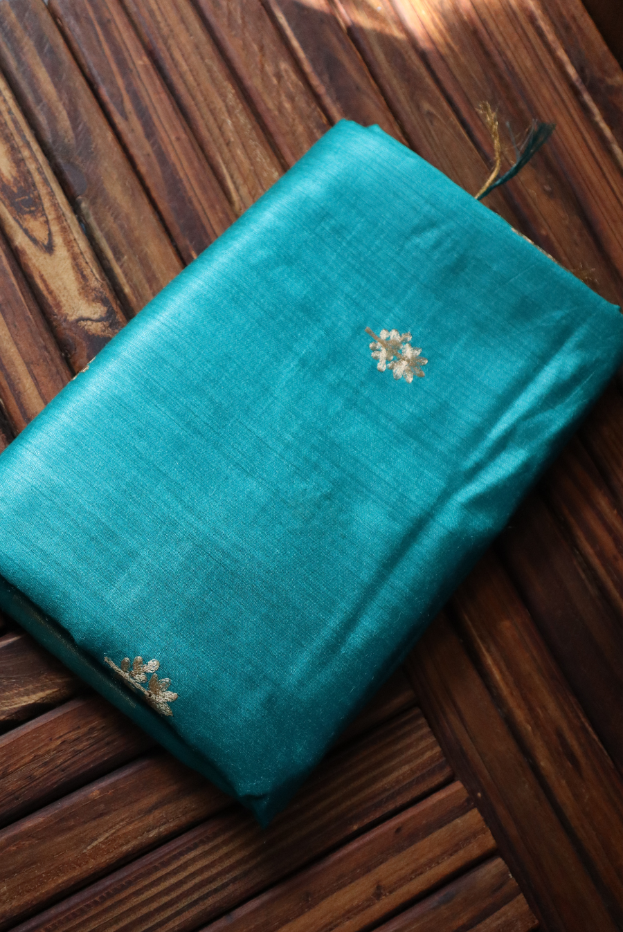 Embroidered Muga Silk Saree  Aashirvaad (SAREE)