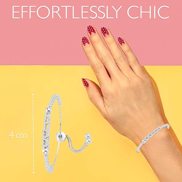 Silver Bracelet for Women | Classic Sterling Silver Bracelet for Women