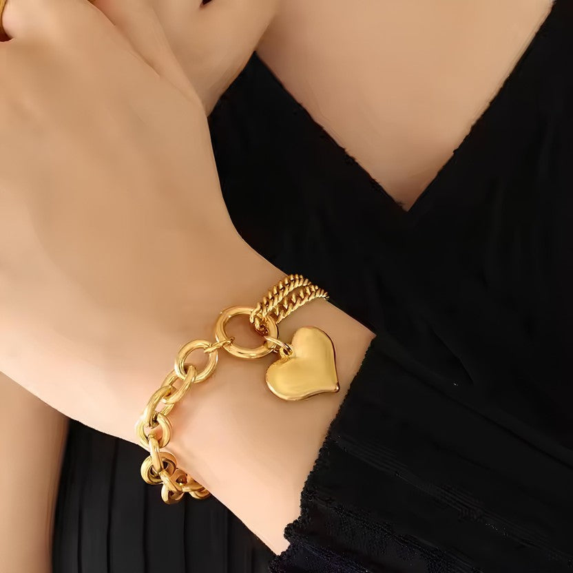 Stainless Steel Gold-plated Bracelet