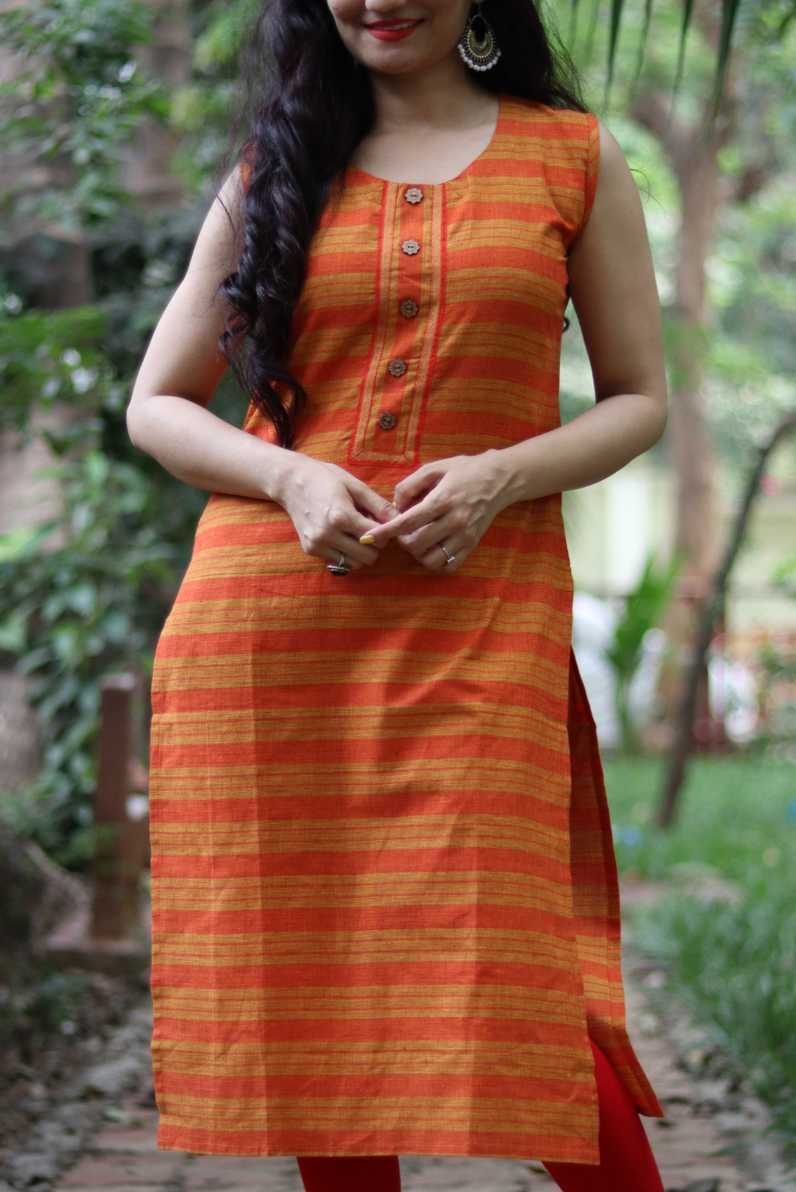 Cotton Kurti  Slice of Orange (KURTI)