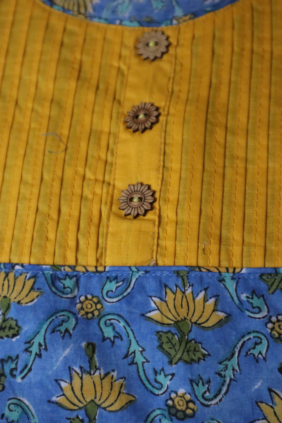 Block Printed Cotton Kurti  Happiness (KURTI)