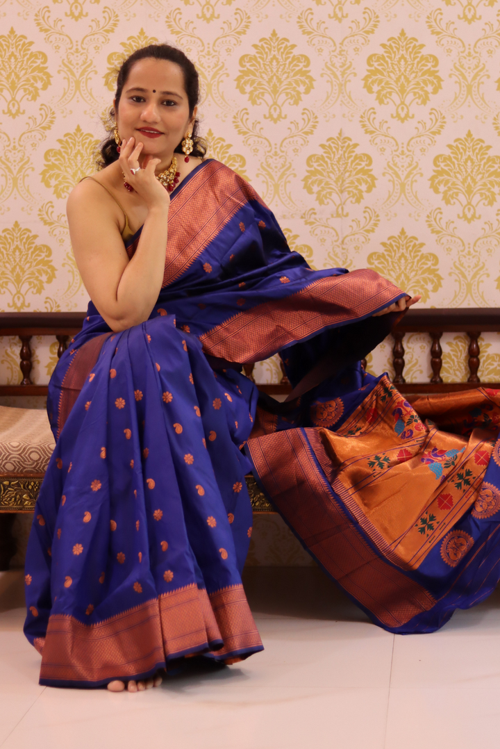 Paithani Kantan Silk Saree  Badastoor (SAREE)