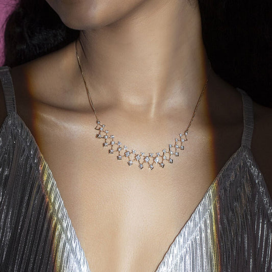 Disco Dream Gold & Diamond Necklace