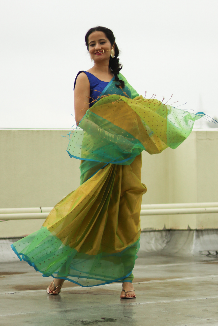 Muslin Silk Sequin Saree  Dhoom Ketu (SAREE)
