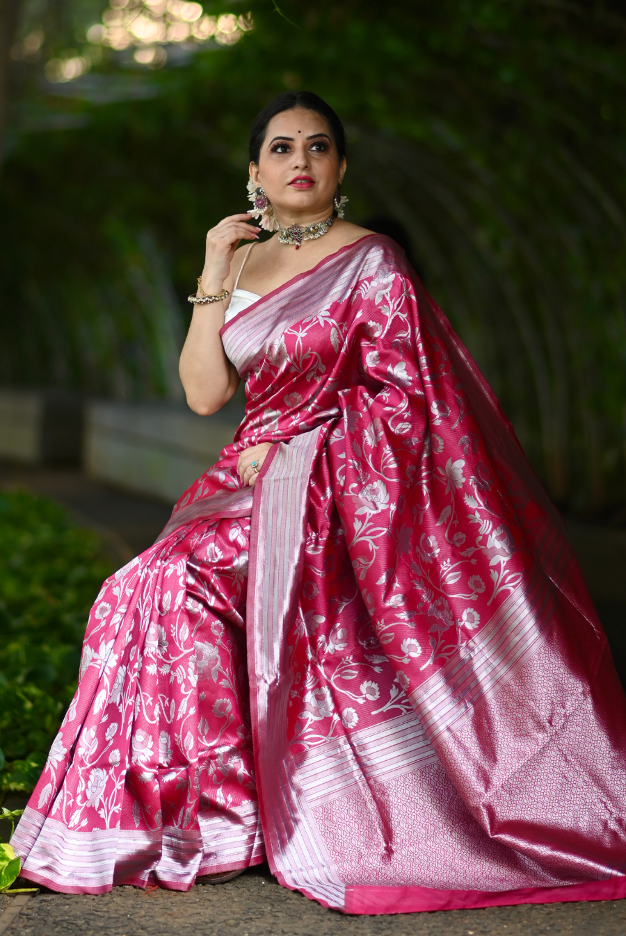Banarasi Lichi Silk Saree  Pavitra (SAREE)