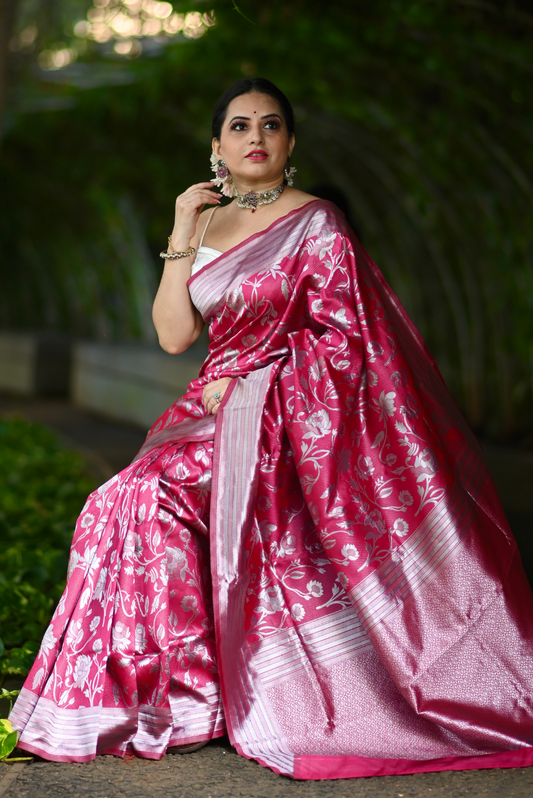 Banarasi Lichi Silk Saree  Pavitra (SAREE)