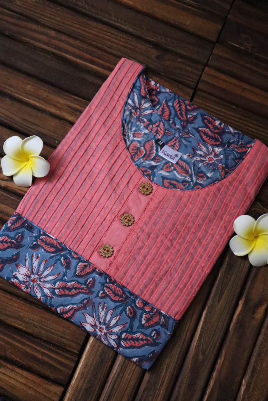 Block Printed Cotton Kurti  Empathy (KURTI)