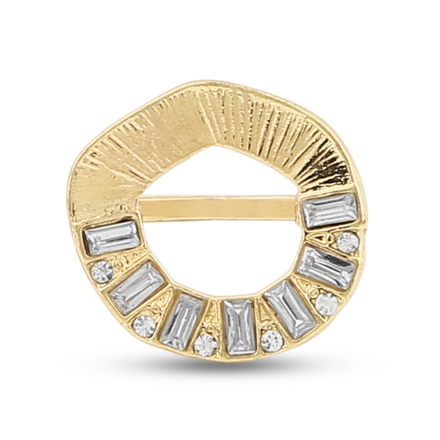 London Women's Textured Circle Ring-Large