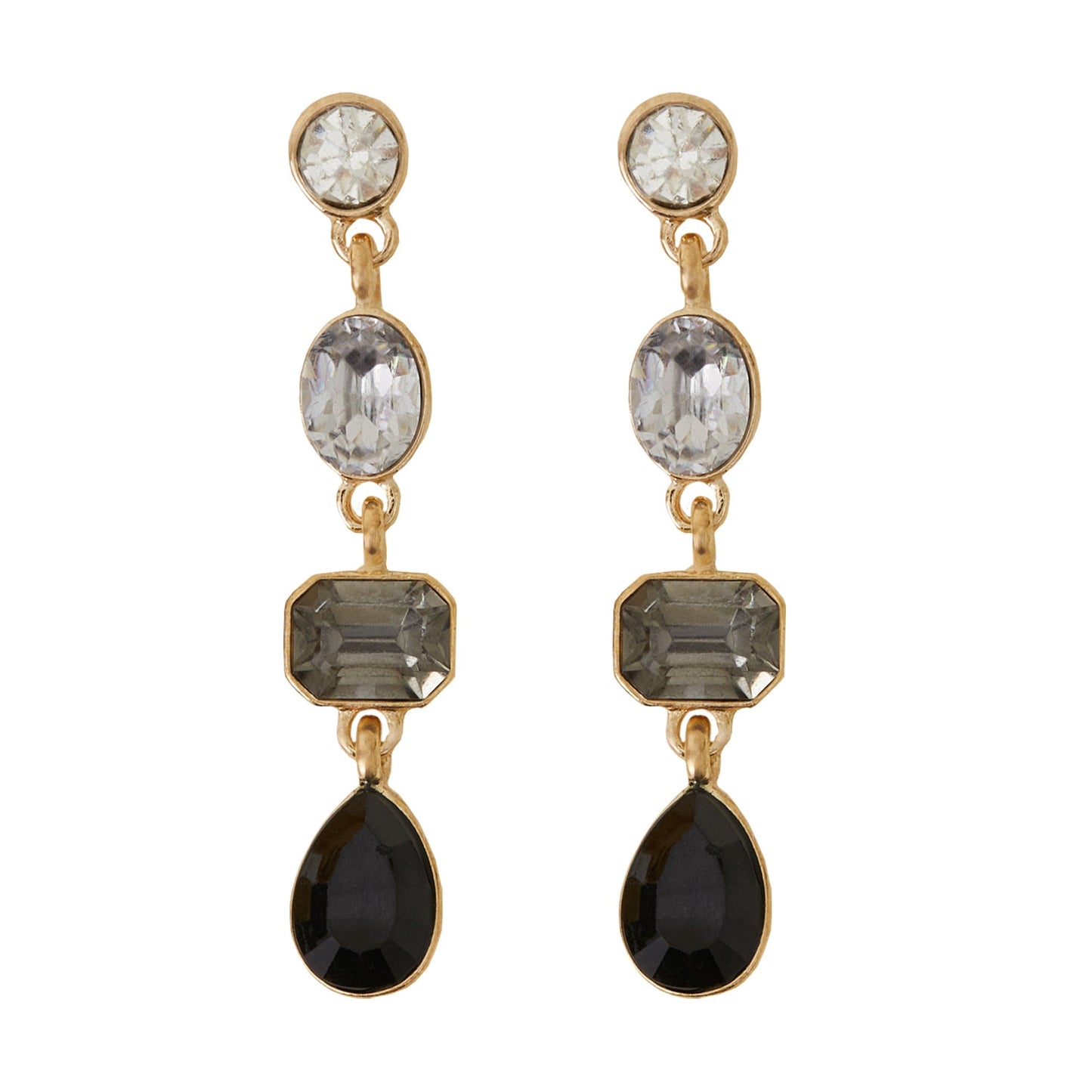 London Women's Eclectic Long Drop Earrings