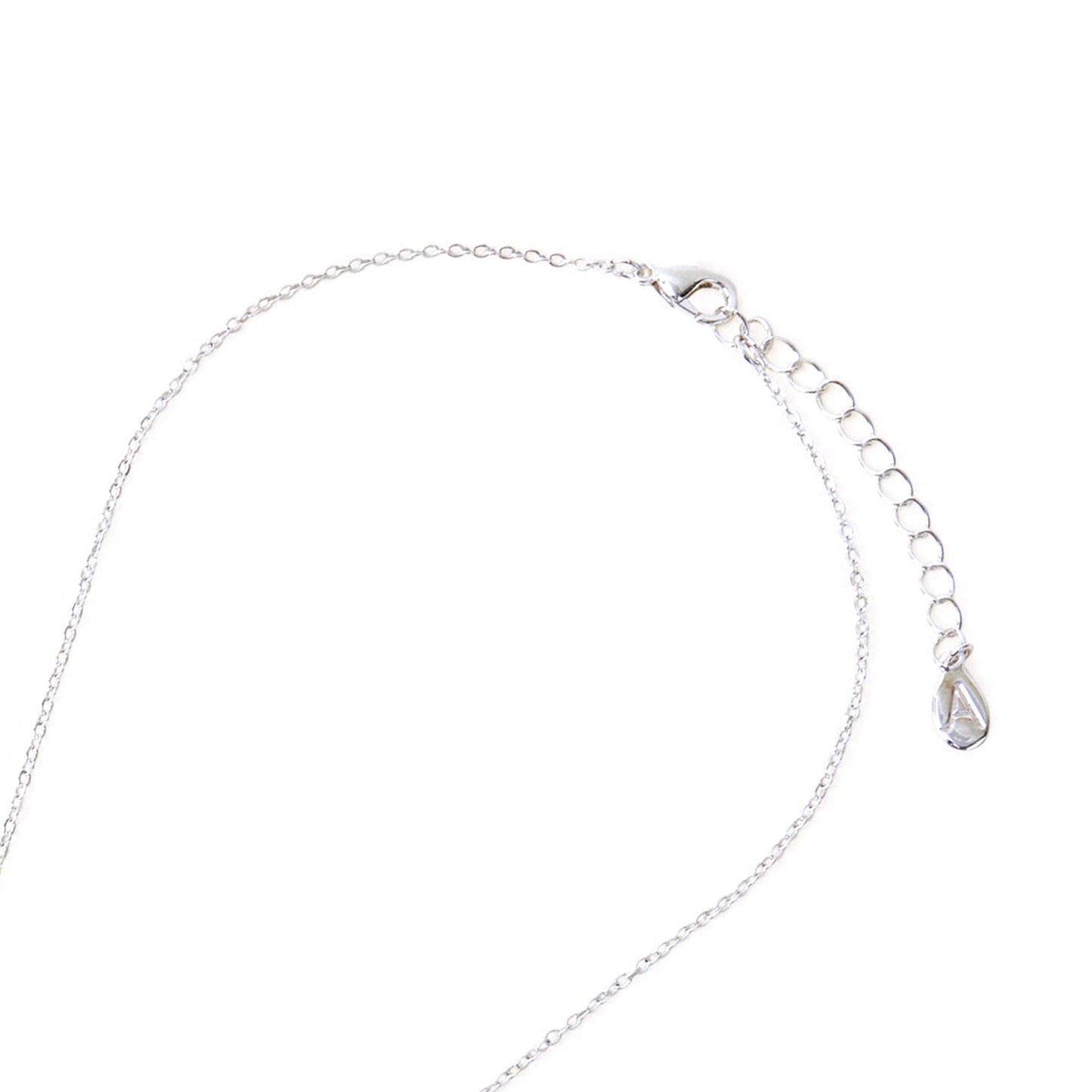London Women's Silver Heart Links Pendant Necklace
