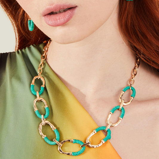 London Women's Wrapped Loop Necklace