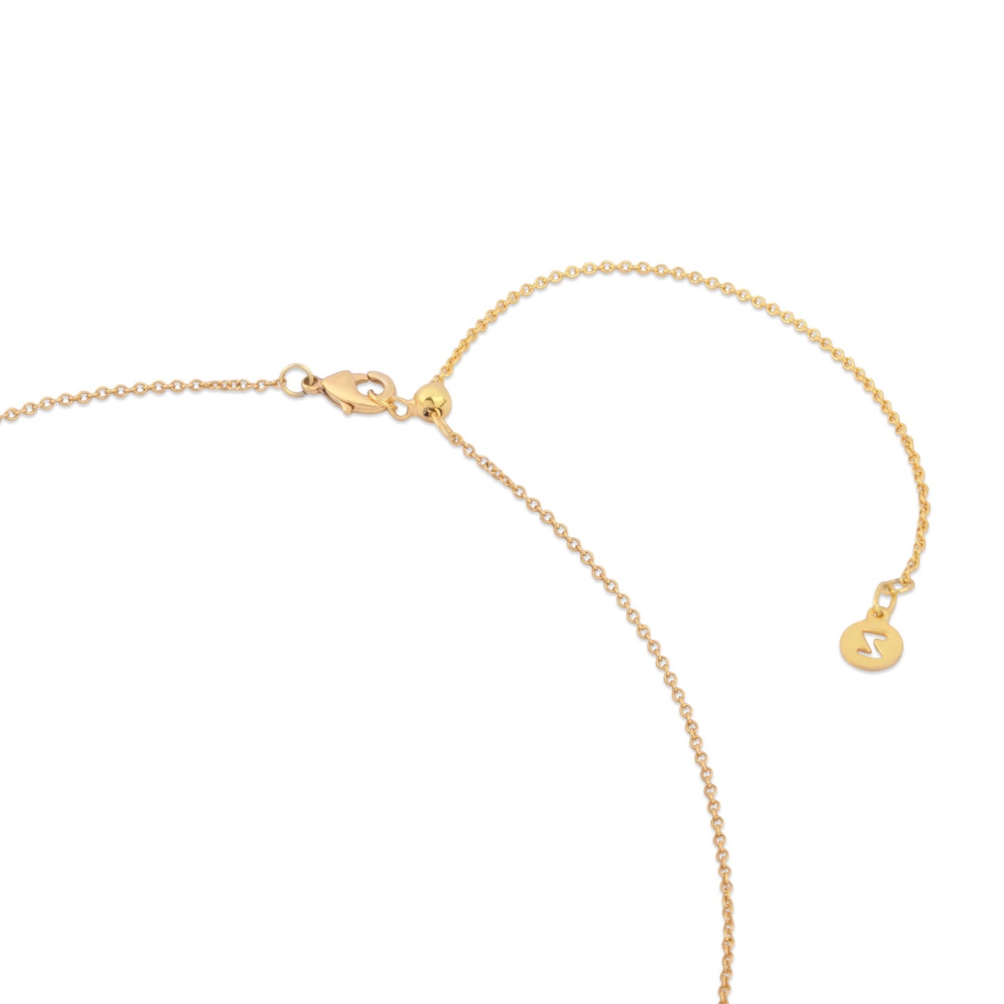 London Women's Z Real Gold Plated Pearly Bead Necklace