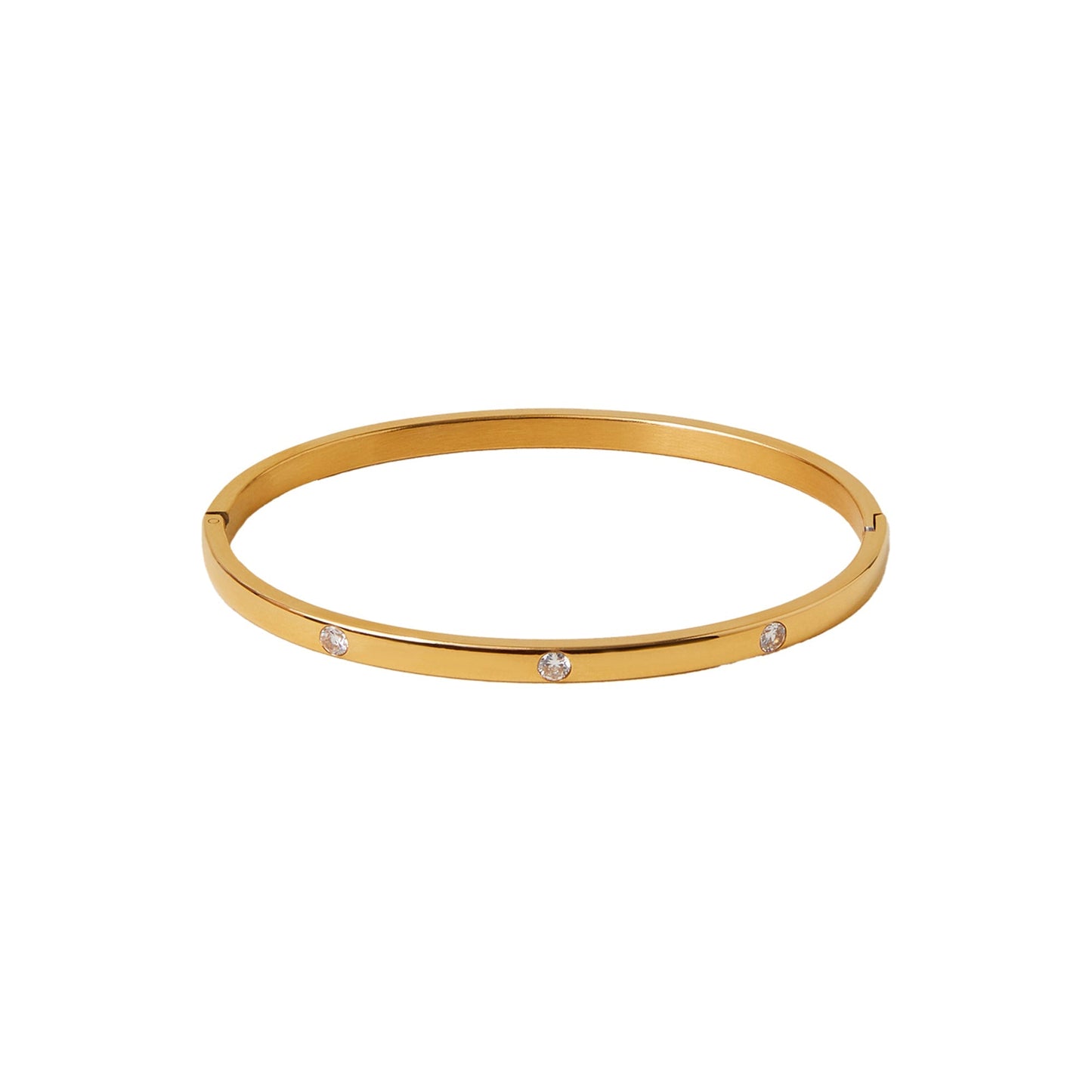 Real Gold Plated Waterproof Bangle