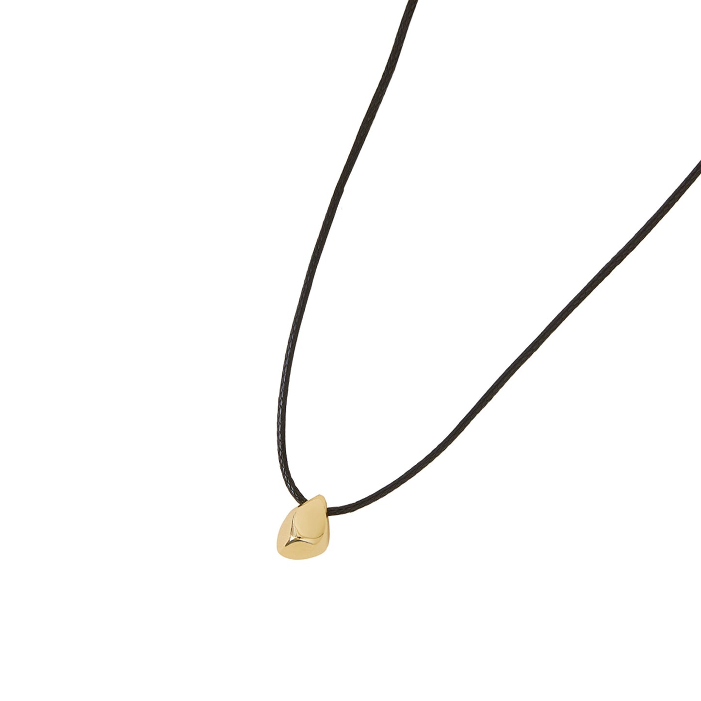 Real Gold Plated Molten Cord Necklace