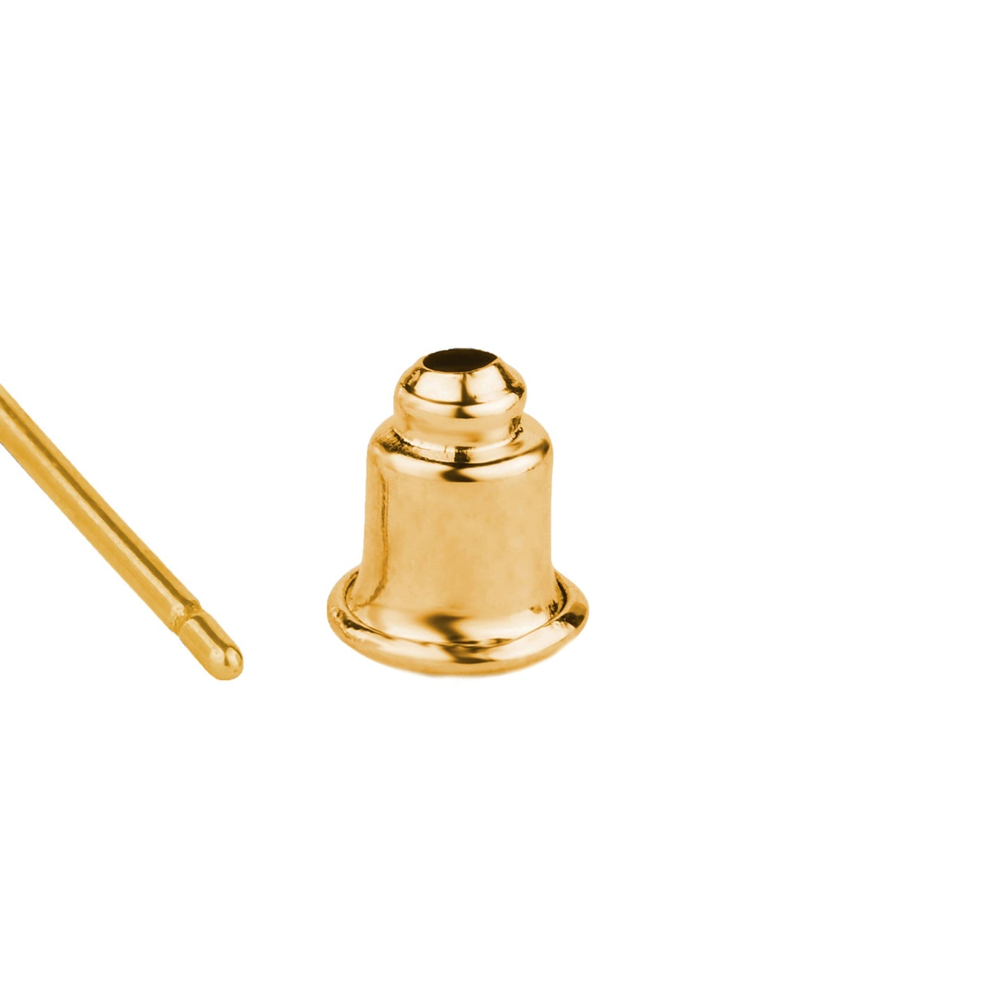 14k Real Gold Plated Tapered Stud
