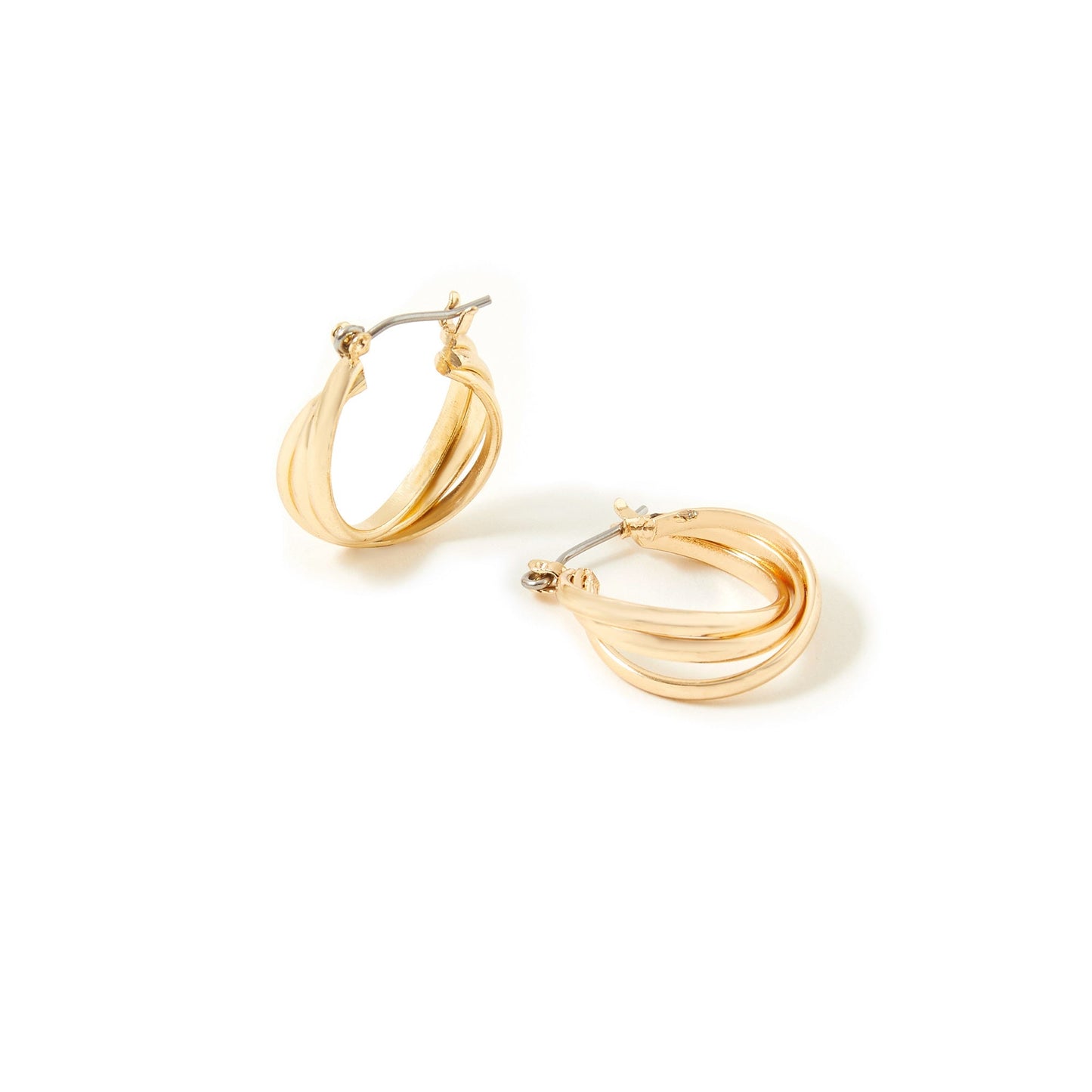 London Women's Twisted Hoop Earrings